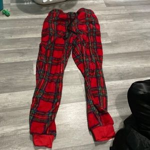 Fuzzy pajama pants